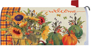 Sunflower Basket Mailbox Makeover