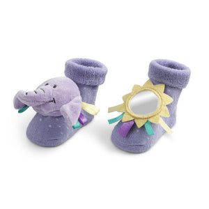 Elephant Baby Rattle Socks
