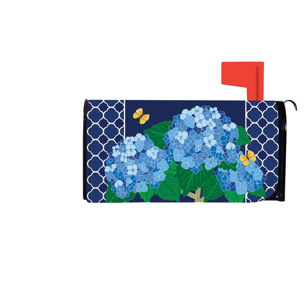 Hydrangea Blossoms Mailbox Cover