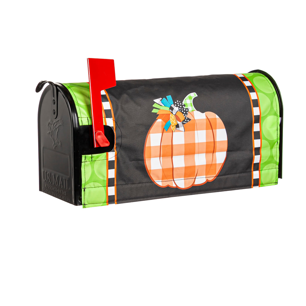 Happy Fall Pumpkin Mailbox Cover