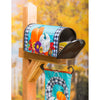 Buffalo Check Pumpkins Mailbox Cover