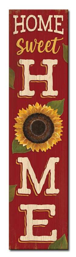 Home Sweet Home Sunflower Stand-Out Tall Board