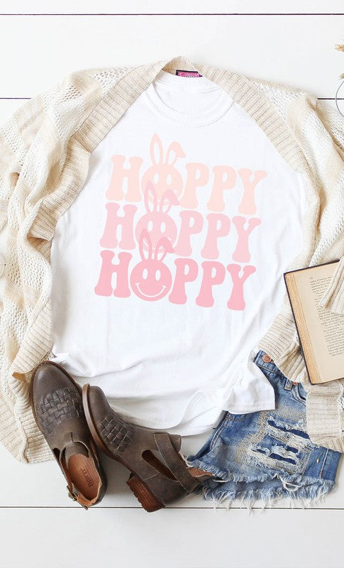 Happy Easter Smiley Graphic Tee