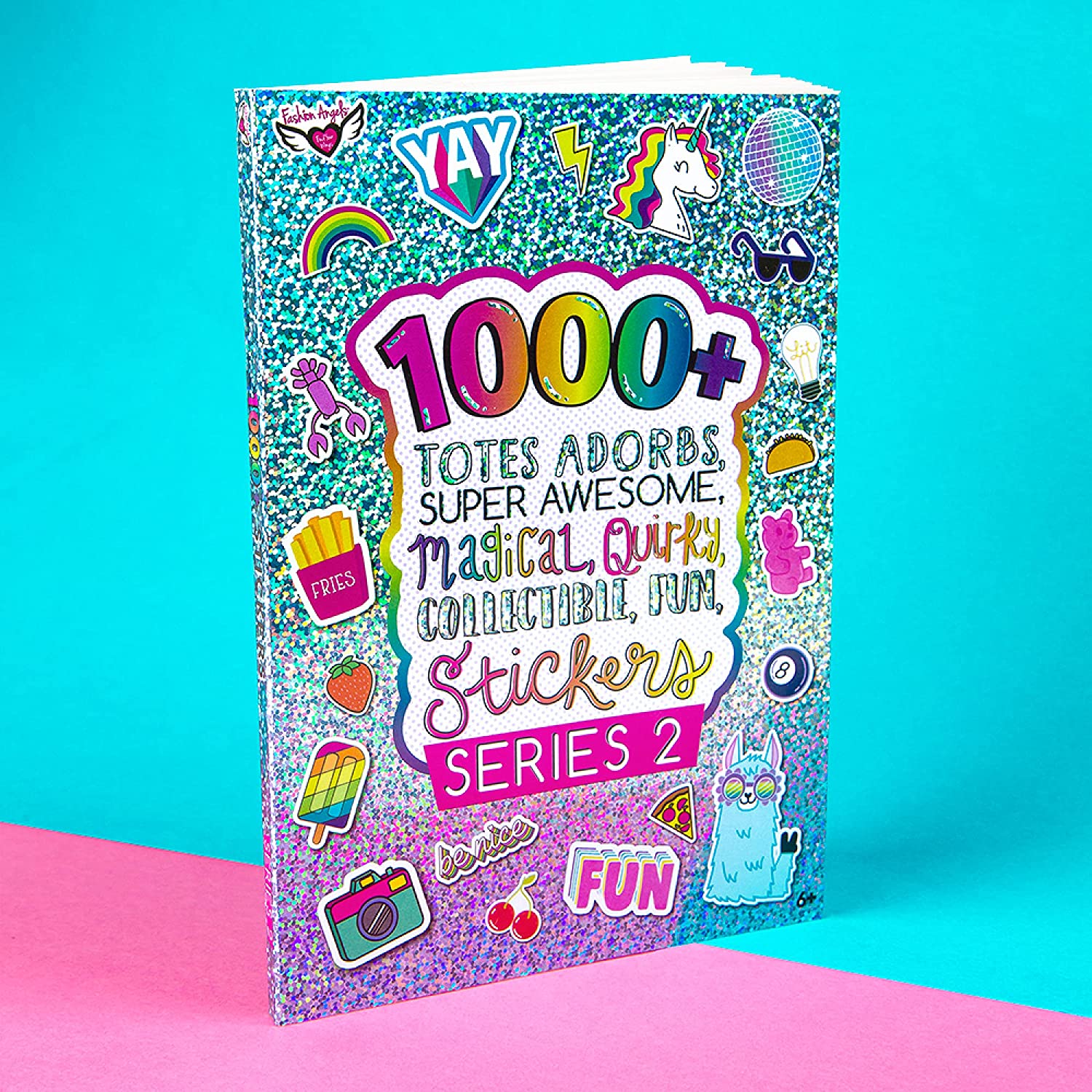 Fashion Angels 1000+ Food Stickers for Kids - Colorful & Cute Food Stickers  for Laptops, Luggages, Journals, Notebooks & Greeting Cards, 40-Page  Sticker Book for Kids Ages 6 and Up 