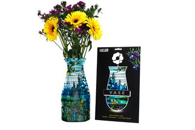 Louis C. Tiffany Iris Landscape Modgy Vase