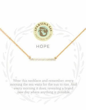 Spartina Sea La Vie Faith Hope Horizon Necklace