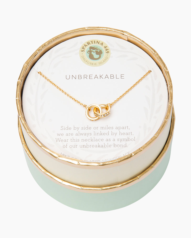 Spartina Sea La Vie Unbreakable Double Rings Necklace
