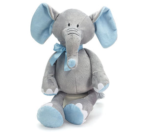 Blue & Gray Elephant 16" Plush