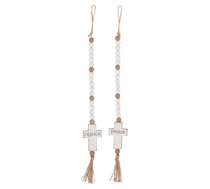 Rustic Prayer Beads with Crosses