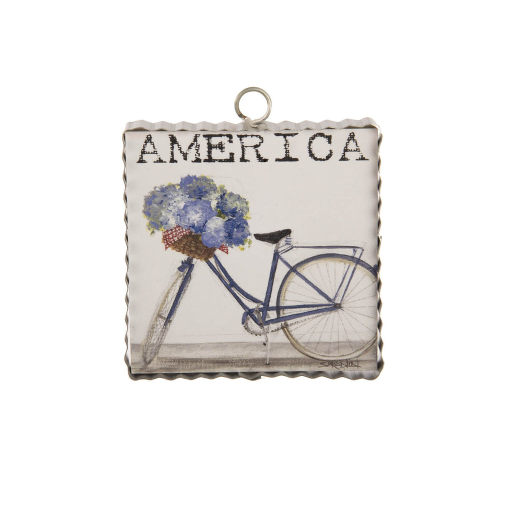 Roundtop Collection Mini Americana Bike Print