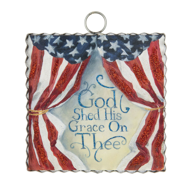 Roundtop Collection Mini Shed His Grace Print