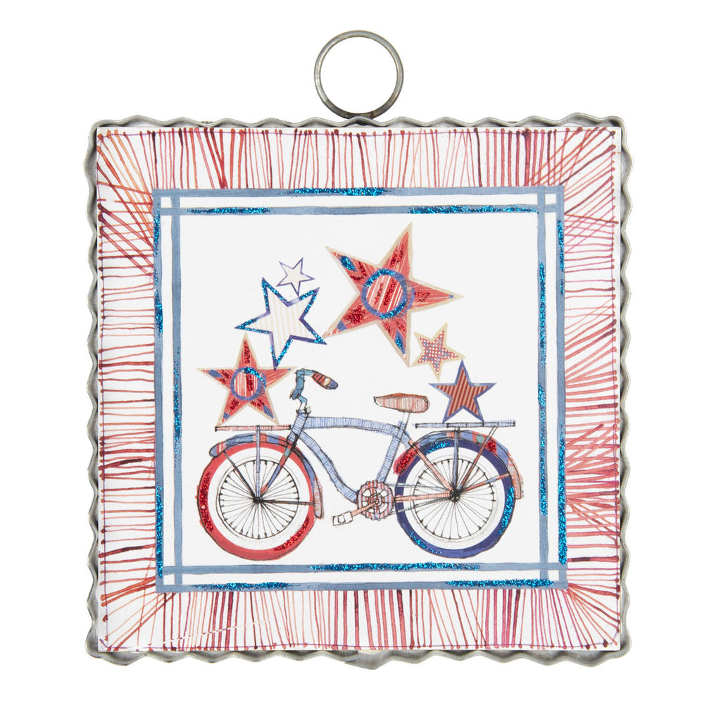Roundtop Collection Mini Starry Bike Print