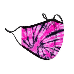 Pink Tie-Dye Face Mask - One Size Fits Most - Ages 8+