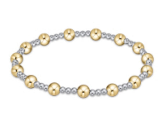Enewton Classic Sincerity 5mm Mixed Metal Bead Bracelet