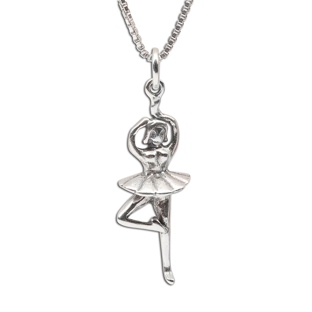 Ballerina Sterling Silver Baby Necklace