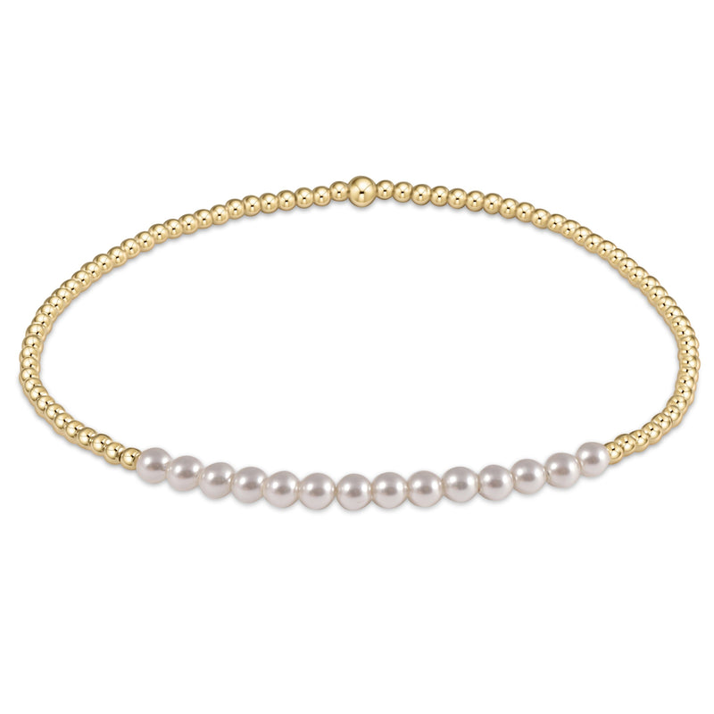 Enewton Gold Bliss 2mm Pearl Bead Bracelet