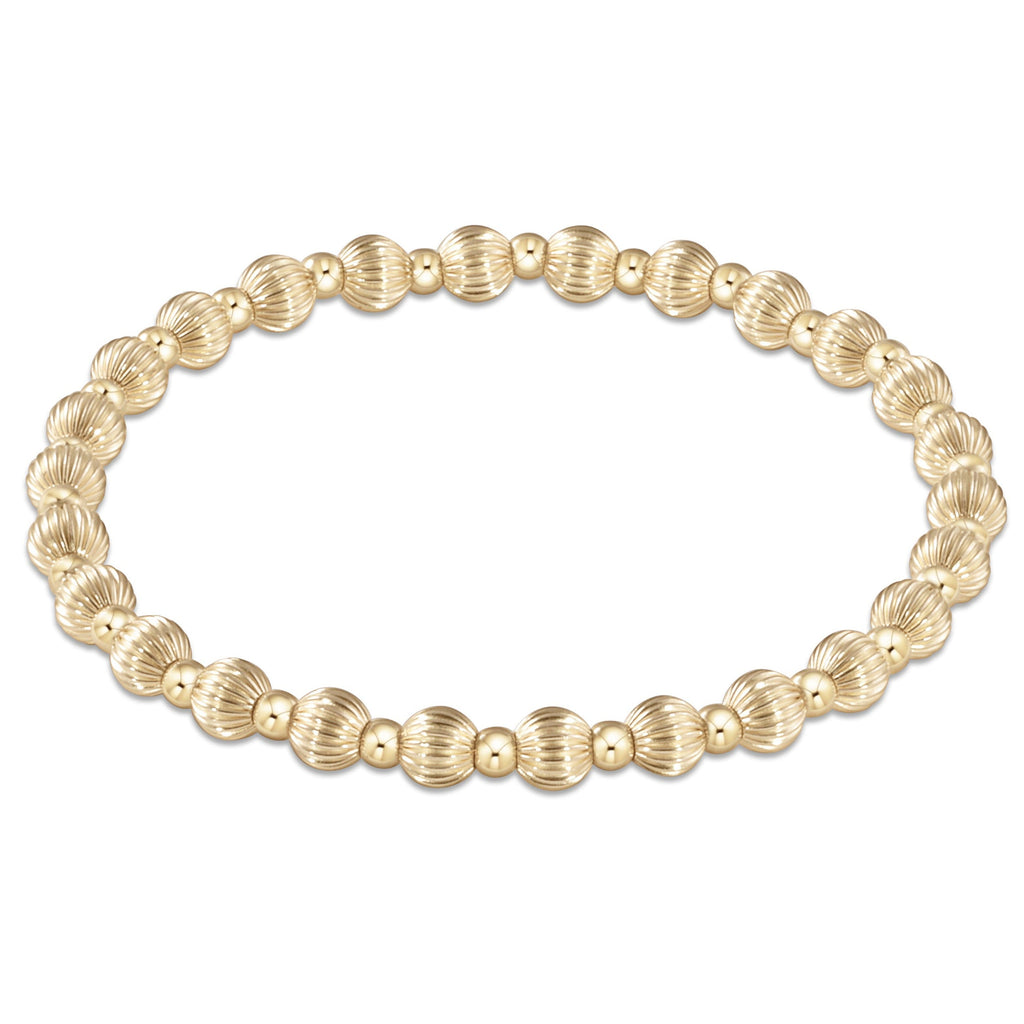 Enewton Dignity Grateful 5mm Gold Bead Bracelet