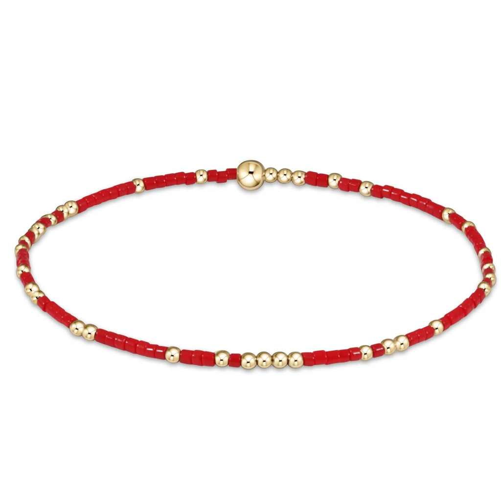 Enewton Bright Red Hope Unwritten Bracelet