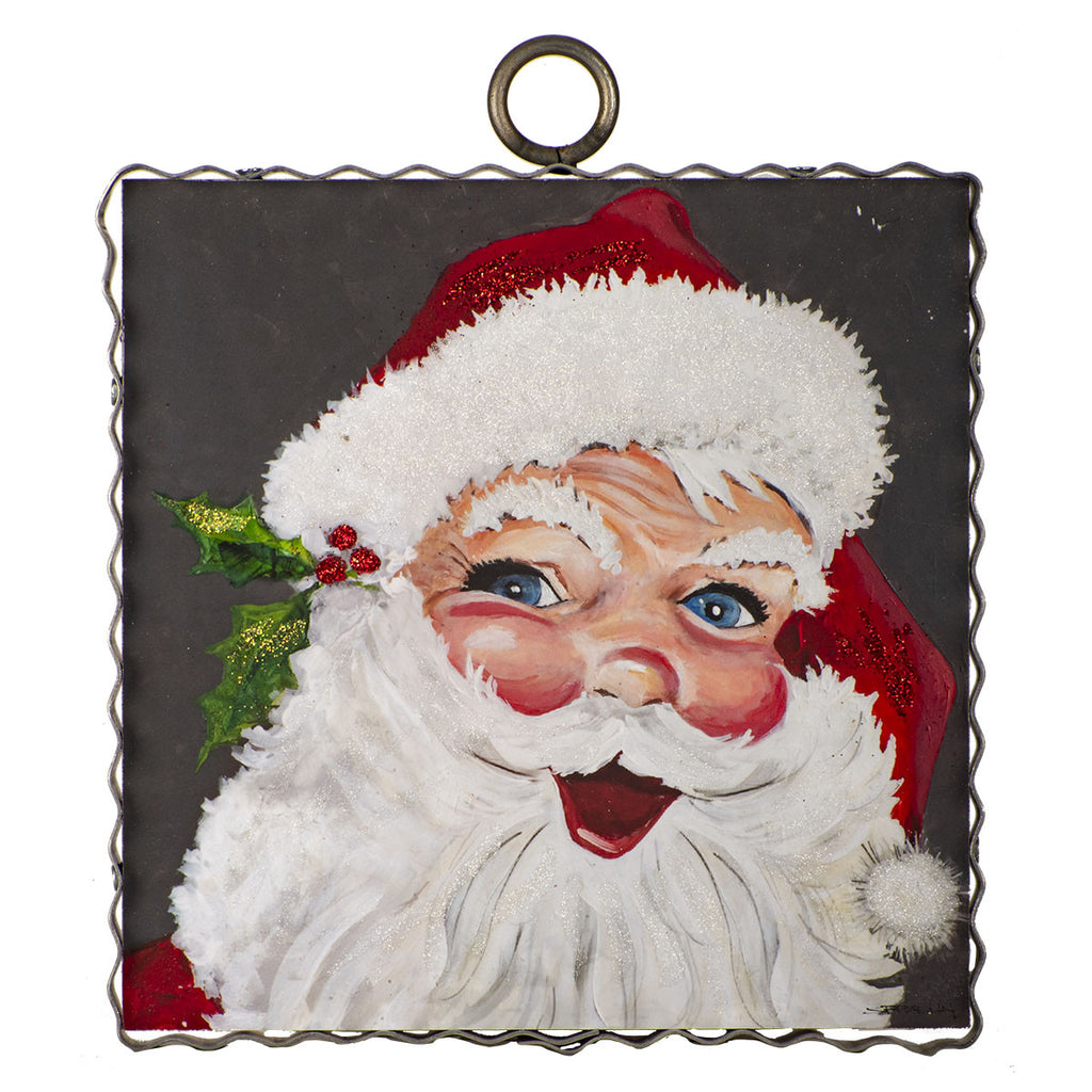 Roundtop Collection Gallery Jolly Santa Mini Print