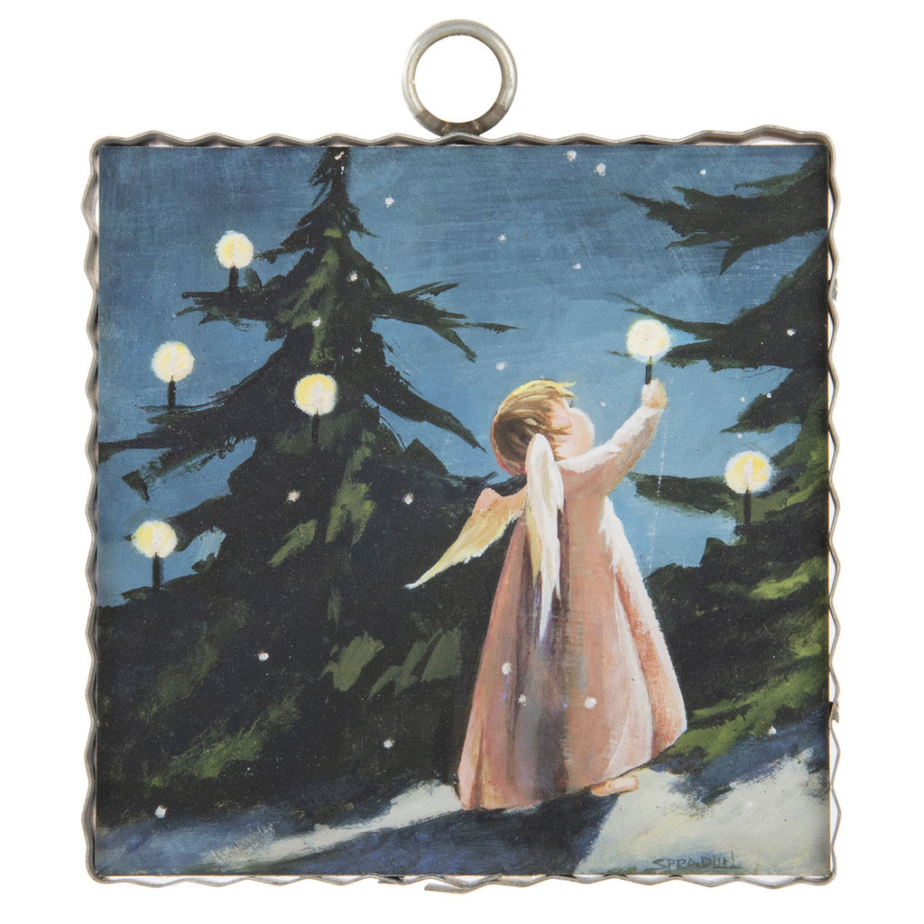 Roundtop Collection Mini Sweet Candlelight Angel Print