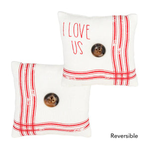 I Love Us Mini Pillow