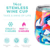 Swig Color Swirl Stemless Wine Cup (14oz)