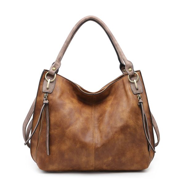 Connar Brown Distressed Tote