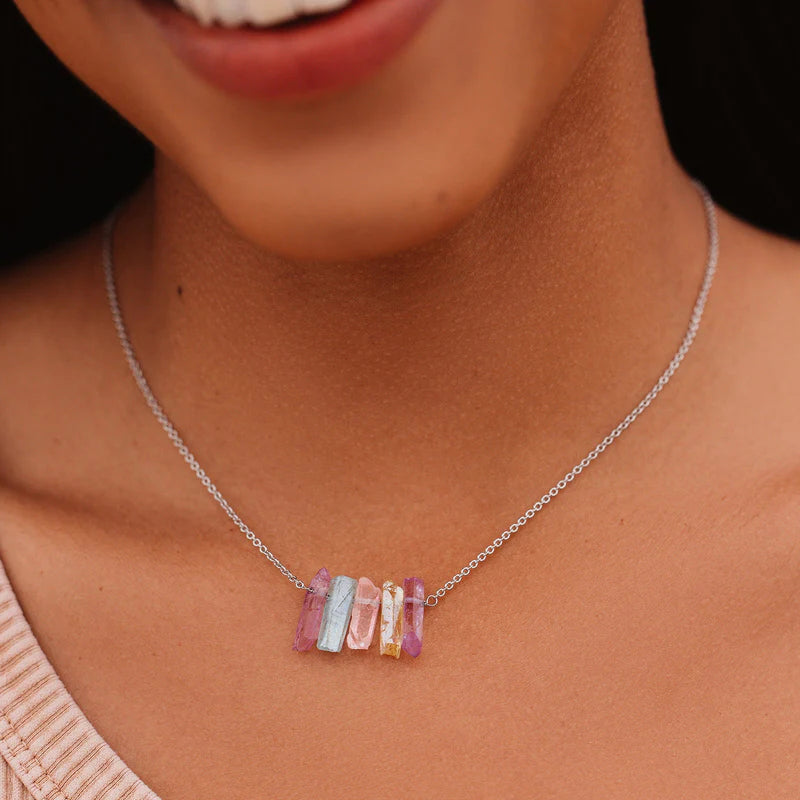 Pura Vida Rainbow Crystal Necklace – PB&J Archdale