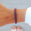 Pura Vida Braided Bracelet - Dark Lavender
