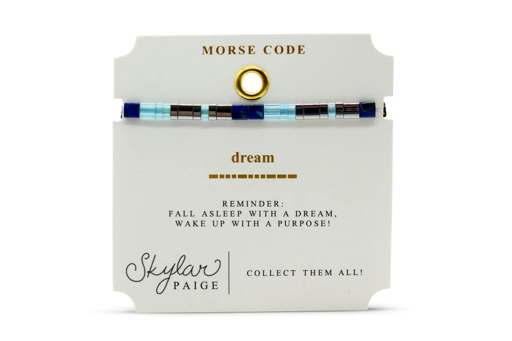 Dream Skylar Paige Morse Code Tila Bracelet