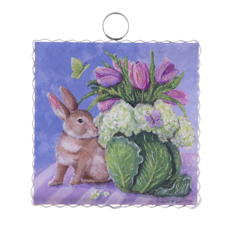 Roundtop Collection Mini Bunny Nibbles Print