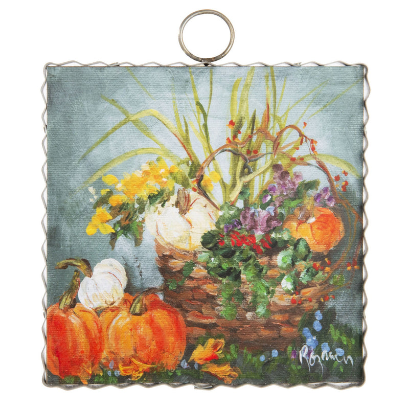 Roundtop Collection Mini Fall Basket Print