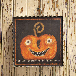 Roundtop Collection Mini Pumpkin Hook Rug Print