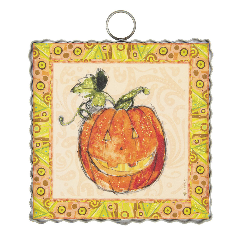 Roundtop Collection Mini Pumpkins in Pencil Print