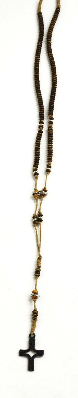 Anju Bronze Cross Necklace