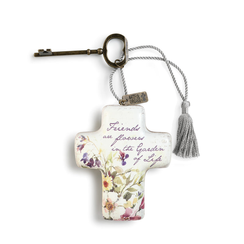 Friends Are Flowers Artful Cross