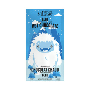 Blue Colored Yeti Mini White Hot Chocolate Mix