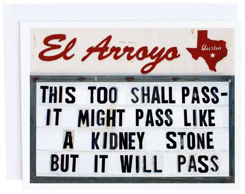 Kidney Stone El Arroyo Card