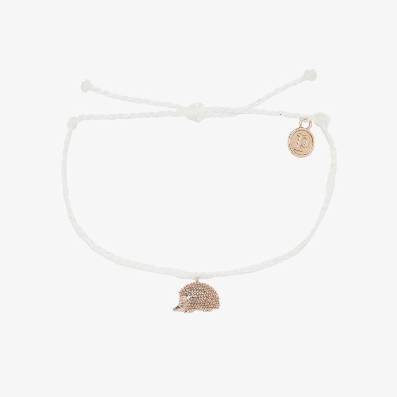 Pura Vida White Hedgehog Bracelet