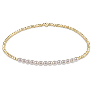 egirl Enewton Gold Bliss 2mm Pearl Bead Bracelet