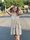 Wildly Yours Leopard Babydoll Dress