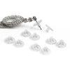 E'arrs Clear Earrings Diskies