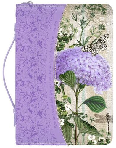 Divine Details Purple Hydrangea Bible Cover