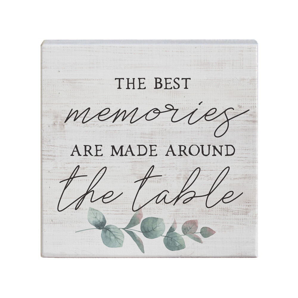 Table Memories Small Talk Square Sign