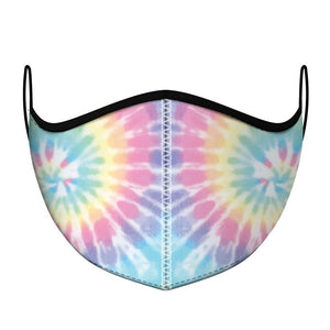 Vibrant Tie Dye Kid's Face Mask - Ages 3-7