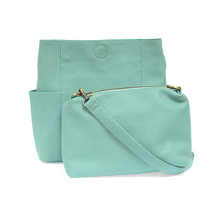 Turquoise Kayleigh Side Pocket Bucket Bag