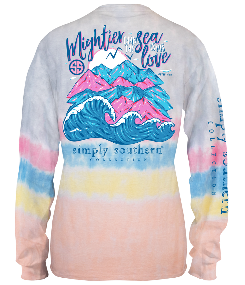 Mightier Long Sleeve Simply Southern Tee