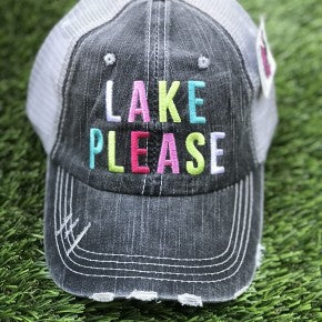 Lake Please Trucker Hat