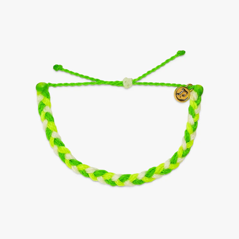 Pura Vida Braided Bracelet - Lemon Lime