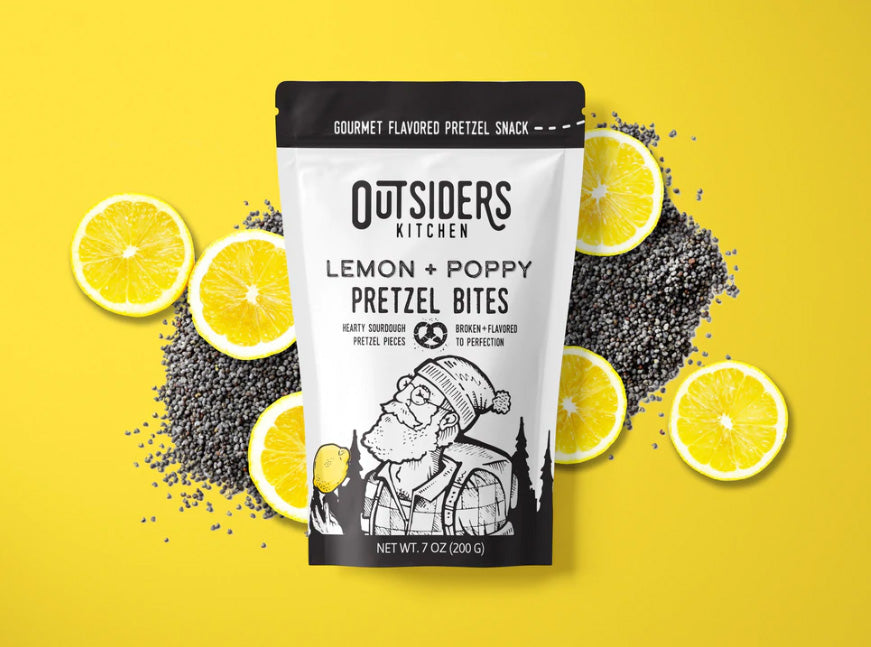 Outsiders Kitchen Lemon + Poppy Pretzel Bites